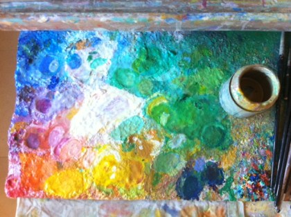 Foto íntima. La paleta del pintor Josep Ministral, gènesi de la seva obra.