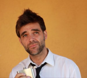 Imatge de l'autor, David U. Ruiz, amb la seva inquietant font d'inspiració